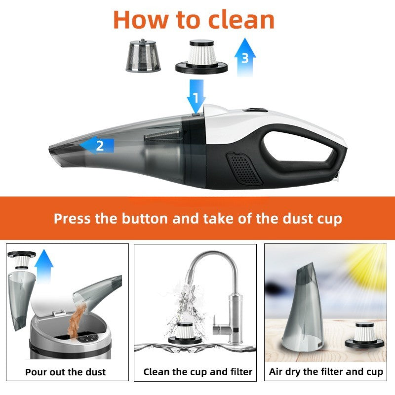 Rovix TurboClean™ Portable Car Vacuum